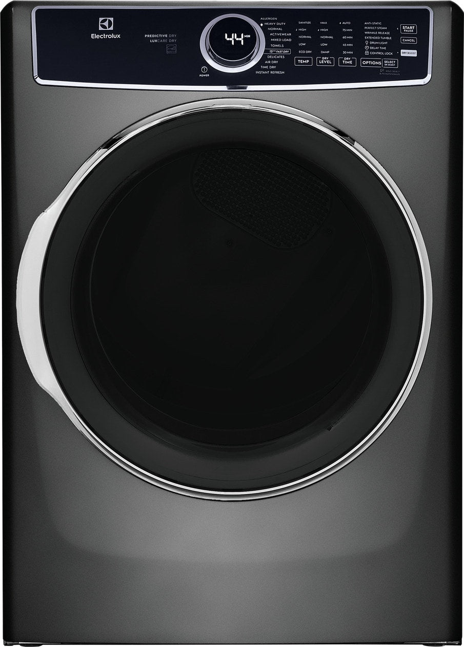 Electrolux Front Load Perfect Steam™ Gas Dryer with LuxCare® Dry and Instant Refresh – 8.0 Cu. Ft.