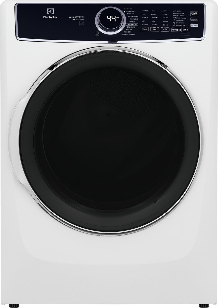 Electrolux Front Load Perfect Steam™ Gas Dryer with LuxCare® Dry and Instant Refresh – 8.0 Cu. Ft.