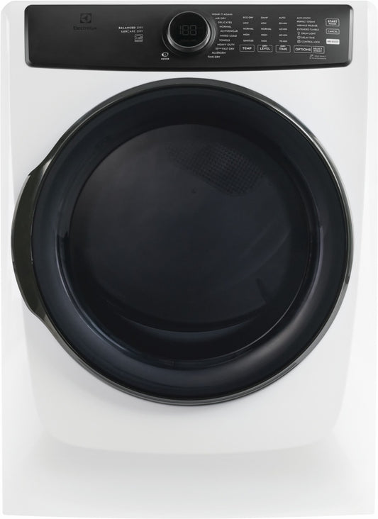 Electrolux Front Load Perfect Steam™ Gas Dryer with LuxCare® Dry and Instant Refresh – 8.0 Cu. Ft.