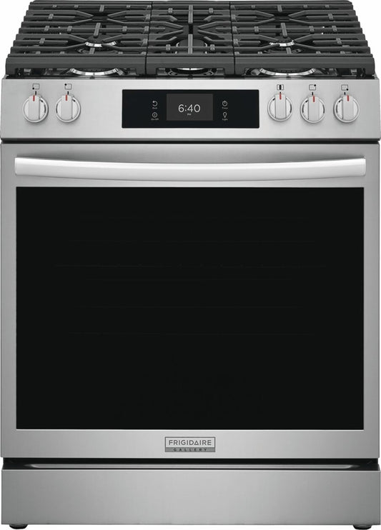 Frigidaire Gallery 30" Front Control Gas Range with Stone-Baked Pizza