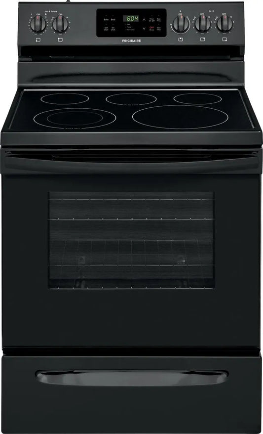 Frigidaire 30" Electric Range – 5.3 Cu. Ft. Oven – Smooth Top – Black – Self-Cleaning – New in Box