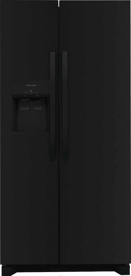 Frigidaire 22.3 Cu. Ft. Side-by-Side Refrigerator – Black | Model FRSS2323AB