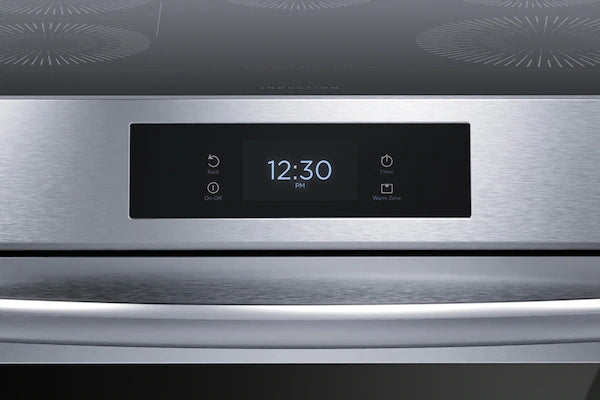 Frigidaire Gallery 30" Front Control Induction Range with Air Fry – Smudge-Proof Black Stainless Steel | Model GCFI3060BF