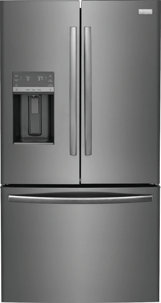 Frigidaire Gallery 28 Cu. Ft. French Door Refrigerator – Black Stainless – Smudge-Proof® Finish – External Ice & Water – New in Box