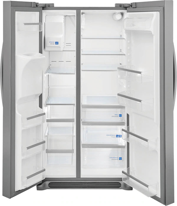 Frigidaire Gallery 25.6 Cu. Ft. Side-by-Side Refrigerator – Smudge-Proof Stainless Steel | Model GRSS2652AF