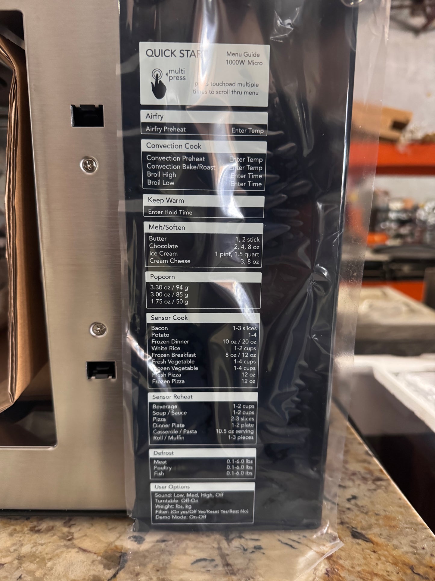 Frigidaire Gallery 1.9 Cu. Ft. Over‑the‑Range Microwave with Air Fry – Stainless Steel | Model GMOS1968AF (Scratch & Dent)