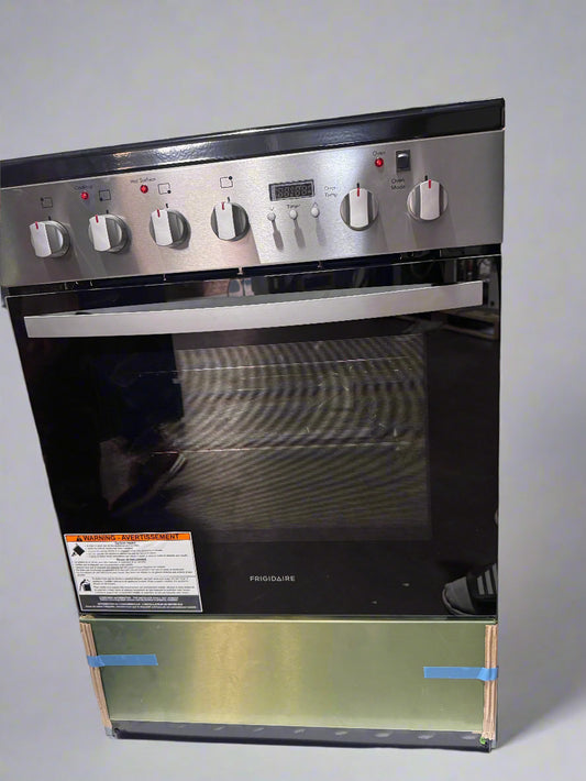 Frigidaire 24″ Freestanding Electric Range – Stainless Steel | Model FCFE2425AS (Scratch & Dent)