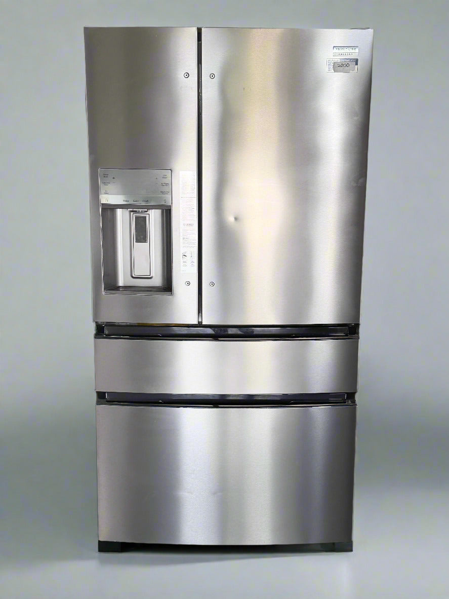 Frigidaire Gallery 21.5 Cu. Ft. Counter‑Depth 4‑Door French Door Scracth & Dent Refrigerator – Stainless Steel Model GRMC2273CF