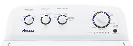 Large Capacity Top Load Washer – 3.8 Cu. Ft. – Stainless Steel Drum – High-Efficiency Agitator – White – New in Box