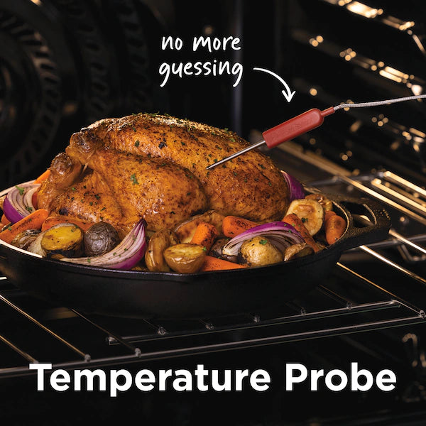 Frigidaire Gallery 30" Front Control Induction Range with Air Fry – Smudge-Proof Black Stainless Steel | Model GCFI3060BF